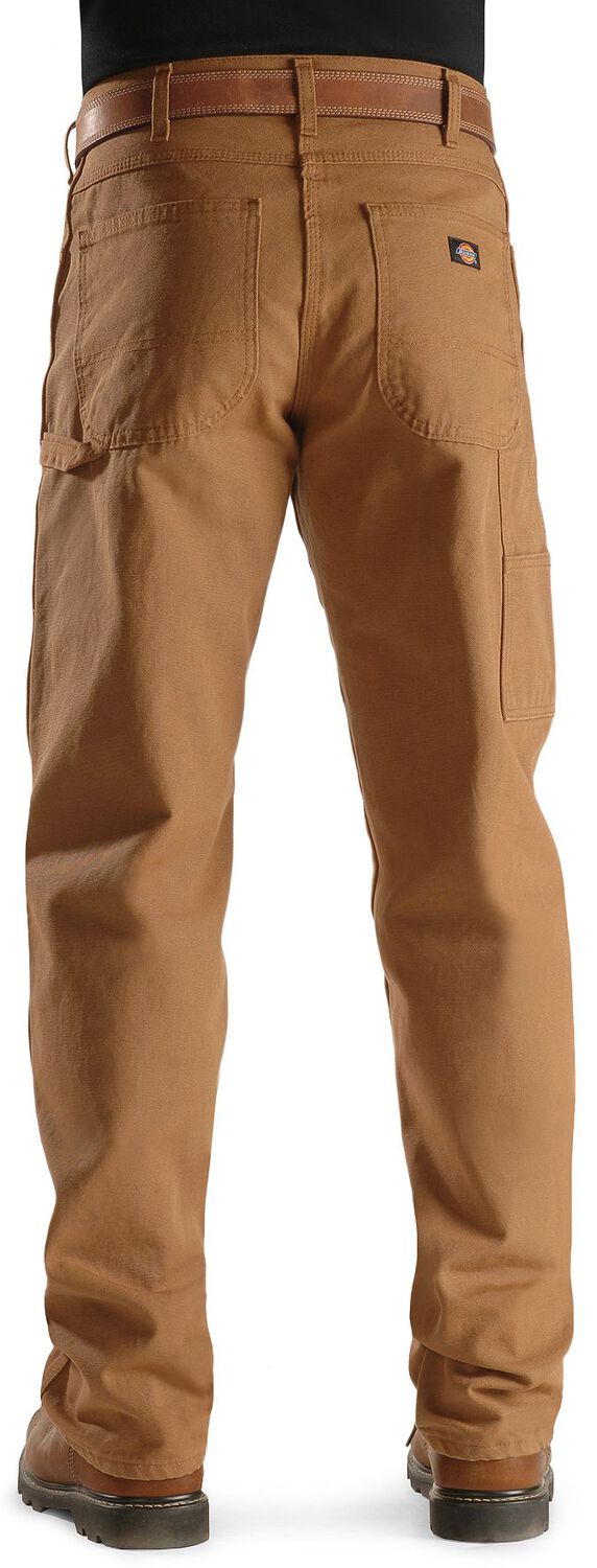 Image #1 - Dickies Duck Twill Work Pants - Big & Tall, Brown Duck, hi-res