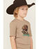 Image #3 - Wrangler Boys' Buffalo Short Sleeve Graphic T-Shirt, Grey, hi-res