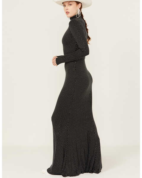 Image #4 - Show Me Your Mumu Women's All Out Long Sleeve Maxi Dress, Black, hi-res