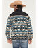 Image #4 - Ariat Men's Basis Southwest 1/4 Zip-Up Fleece Pullover, Teal, hi-res
