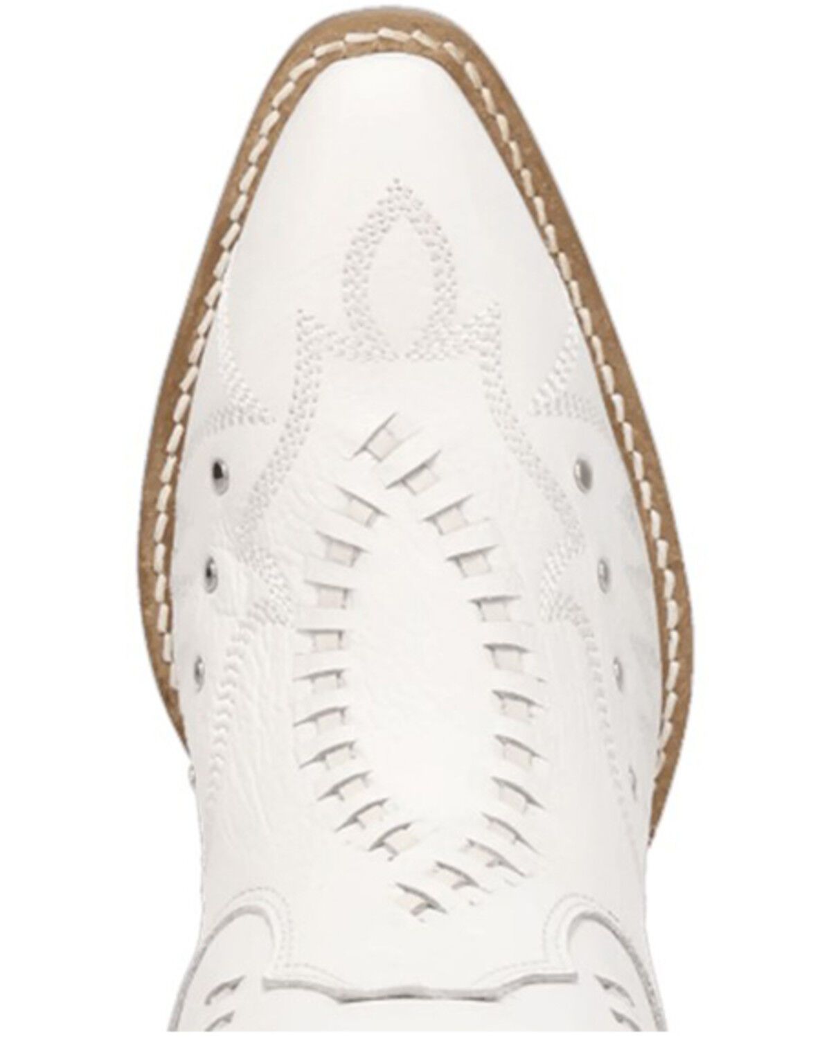 Image #6 - Dingo Women's Pretty 'N Pink Western Boots - Snip Toe, White, hi-res