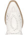 Image #6 - Dingo Women's Pretty 'N Pink Western Boots - Snip Toe, White, hi-res