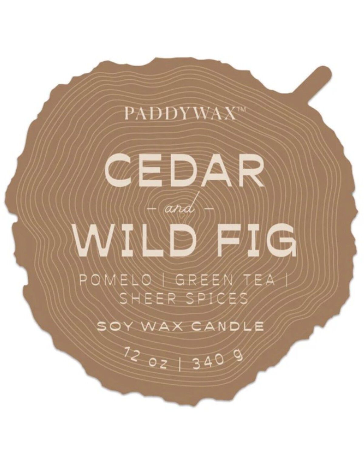 Image #2 - Paddywax Grain 12oz Cedar and Wild Fig Candle, Multi, hi-res