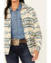 Image #3 - Outback Trading Co Women's Hazel Southwestern Print Long Sleeve Snap Western Shirt, Tan, hi-res