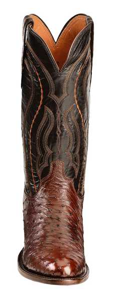 Image #4 - Lucchese Handmade 1883 Full Quill Ostrich Montana Cowboy Boots - Medium Toe, , hi-res