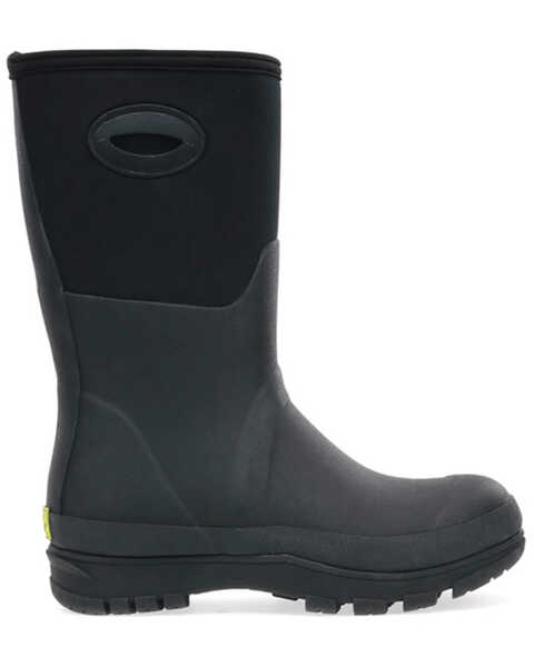 Image #2 - Western Chief Women's Solid Neoprene Mid Rain Boots - Round Toe, Black, hi-res