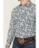 Image #3 - Gibson Men's Pop Paisley Print Long Sleeve Button-Down Western Shirt , Grey, hi-res