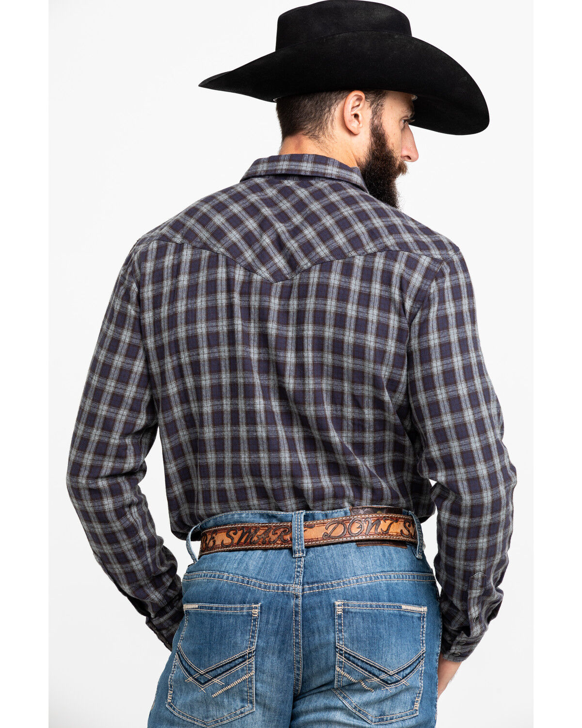 Image #2 - Cody James Men's Flying Squirrel Plaid Long Sleeve Western Flannel Shirt - Big , , hi-res