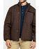 Wrangler Men's Chore Quilt Lined Jacket , Dark Brown, hi-res