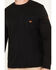 Image #3 - CAT Men's FR Long Sleeve Pocket Work T-Shirt, Black, hi-res