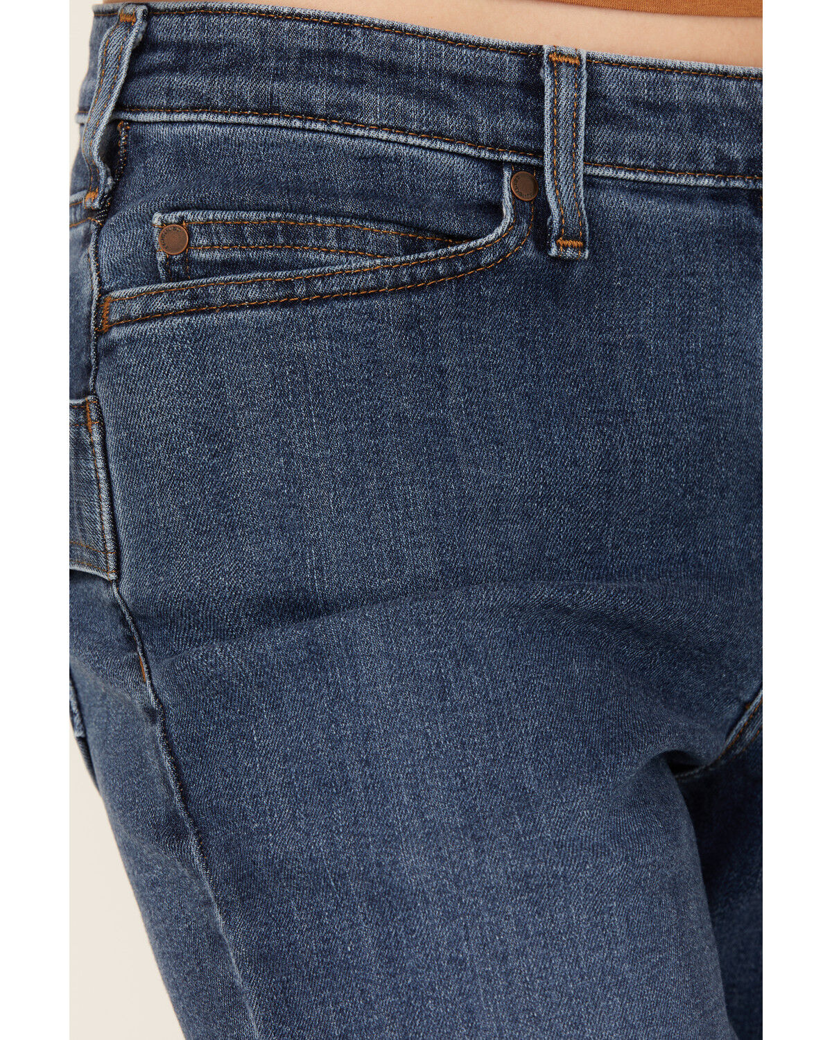 Image #2 - Carhartt Women's Rugged Flex® Relaxed Straight Stretch Denim Jeans, Dark Blue, hi-res