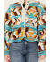 Image #3 - Panhandle Women's Abstract Print Sherpa Sweater Jacket, Multi, hi-res