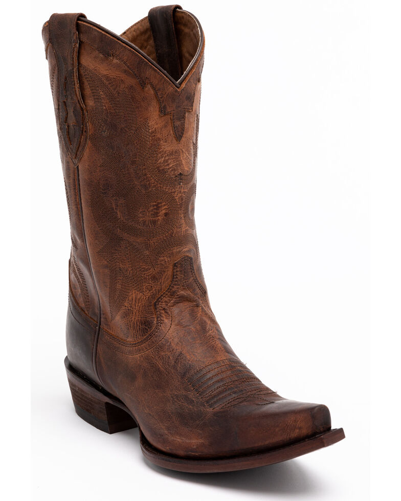 Cody James Men's Whitehall Western Boots - Snip Toe, Brown, hi-res