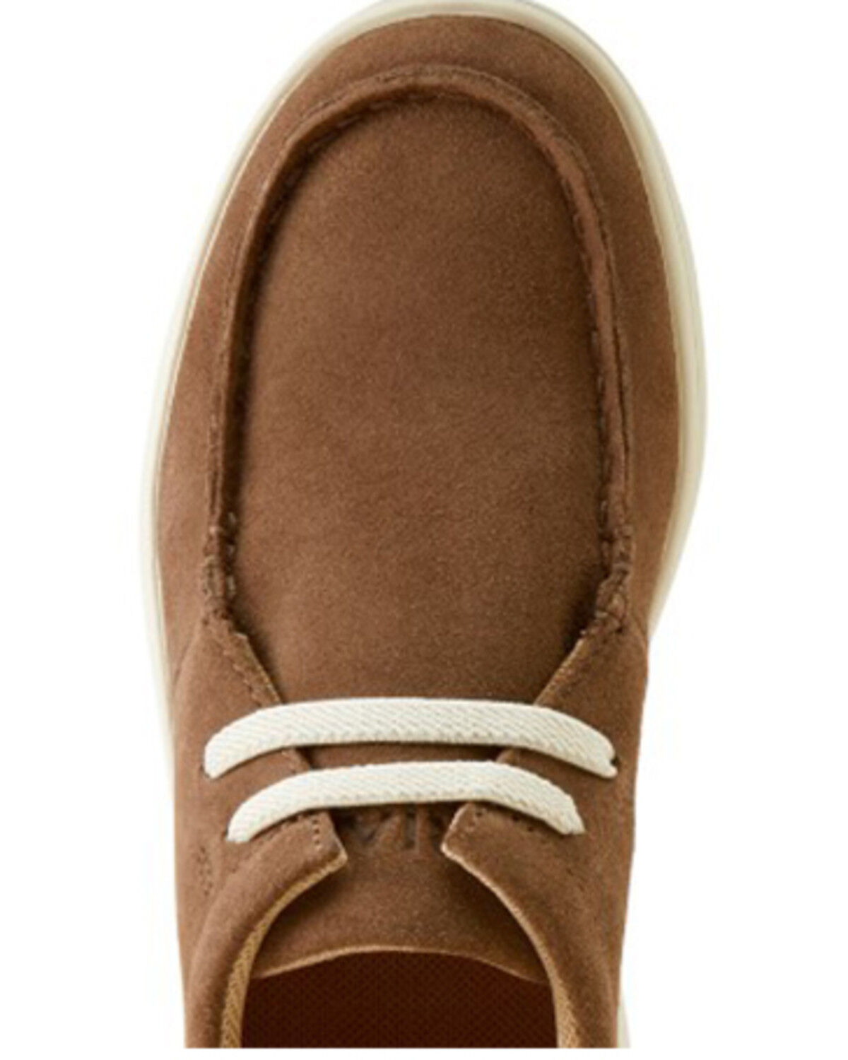 Image #4 - Ariat Boys' Suede Hilo Casual Shoes - Moc Toe, Brown, hi-res