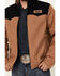 Image #3 - Cinch Men's Concealed Carry Color Block Zip Jacket, Brown, hi-res