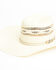 Image #1 - Justin Men's Ivory Tan Eaton Vented Straw Western Hat, Ivory, hi-res