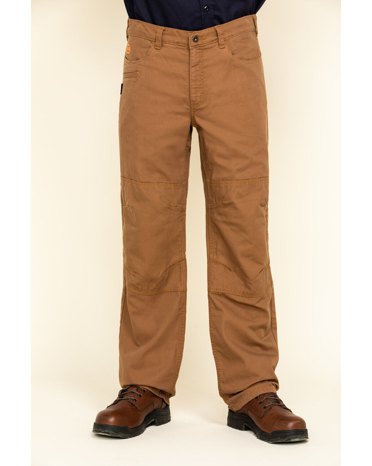 Image #2 - Hawx Men's FR Straight Work Pants, Brown, hi-res