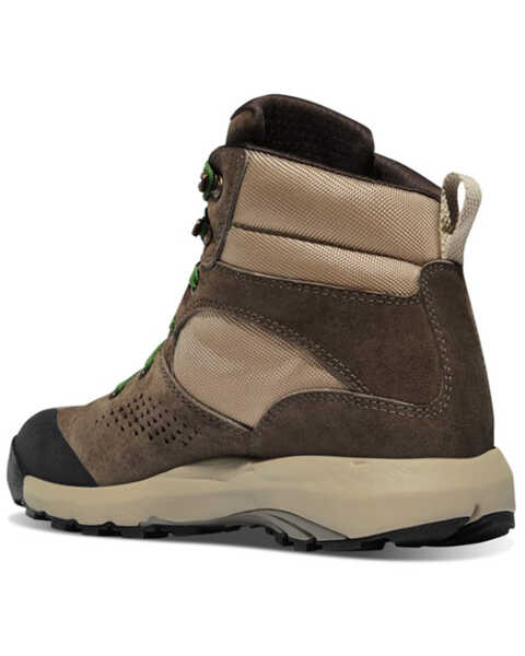 Danner Women's Inquire Mid Textile Lace-Up Hiker Work Boots - Round Toe, Brown, hi-res
