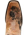 Shyanne Women's Wildflower Western Boots - Square Toe, Honey, hi-res