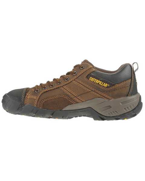 Image #6 - Caterpillar Argon Lace-Up Work Shoes - Composite Toe, Dark Brown, hi-res