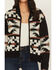 Image #3 - Wrangler Retro Women's Southwestern Print Zippered Cardigan, Black, hi-res