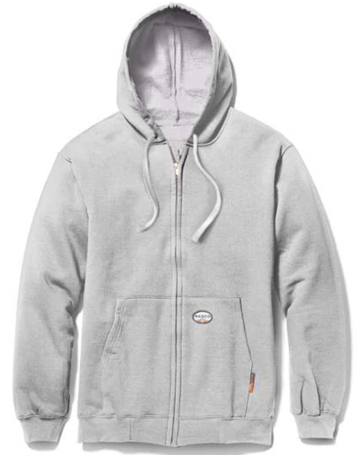 Rasco Men's FR Zip Up Hoodie, Grey, hi-res