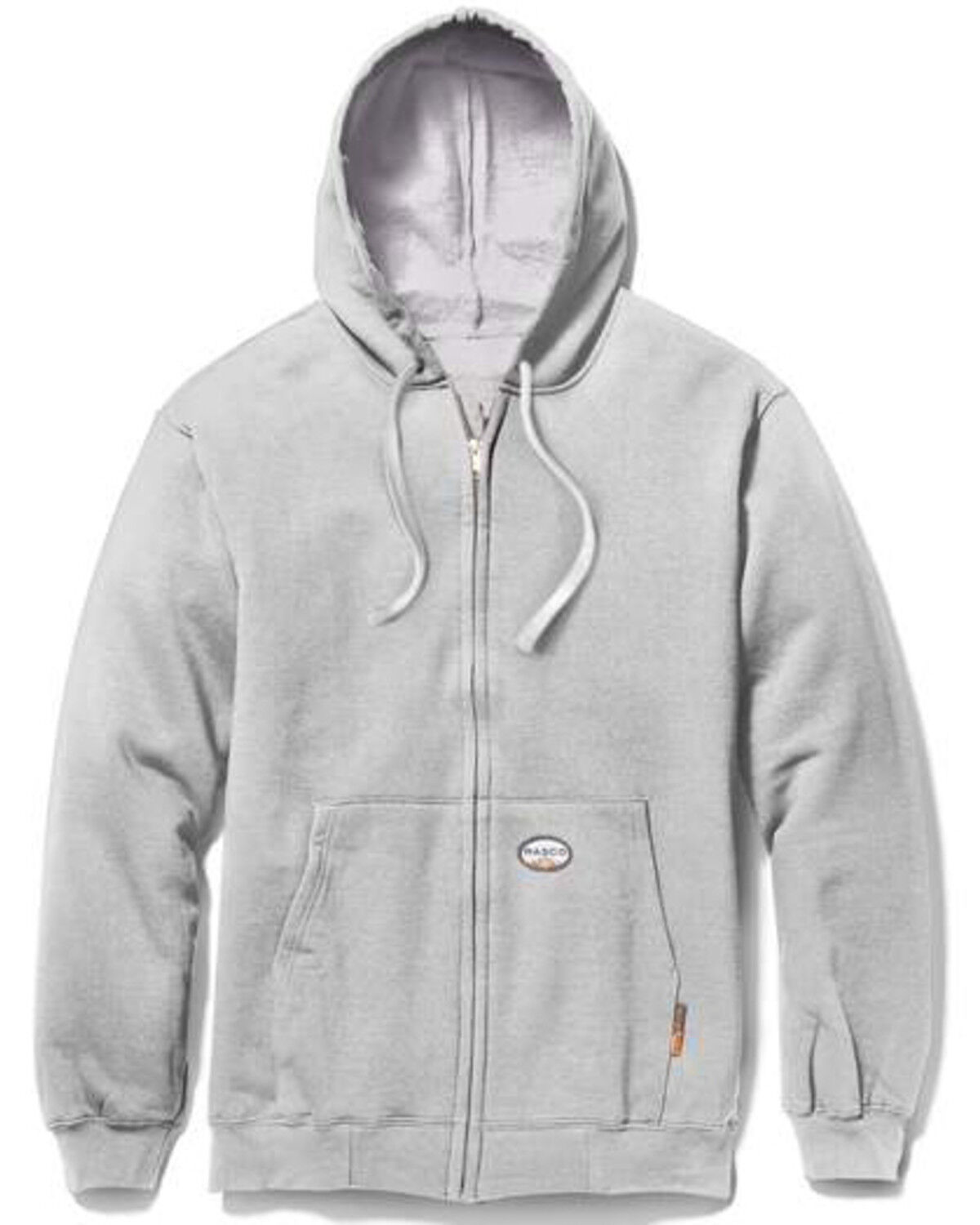 Image #1 - Rasco Men's FR Zip Up Hoodie, Grey, hi-res