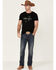 Cody James Men's Boot Prints Graphic Short Sleeve T-Shirt , Black, hi-res