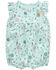 Image #1 - Carhartt Infant Girls' Floral Print Sleeveless Snap Onesie, Blue, hi-res
