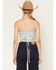 Image #4 - Originality Women's Boot Barn Exclusive Tapestry Sweetheart Corset, Blue, hi-res