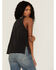 Image #4 - Panhandle Women's Rock & Roll Southwestern Print Black Black Graphic Muscle Tank, , hi-res