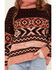 Image #3 - Wrangler Retro Women's Cowl Neck Long Sleeve Sweater, Multi, hi-res