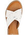 Image #4 - Yellow Box Women's Linta Crossband Slide Sandals, Silver, hi-res