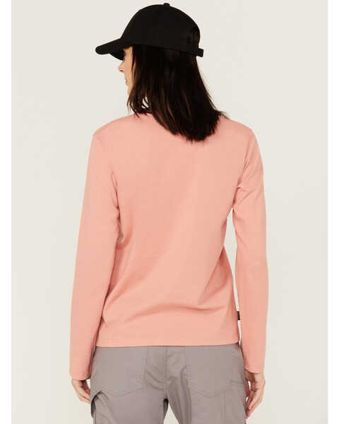 Image #4 - Timberland Pro Women's Cotton Core Long Sleeve Tee, Pink, hi-res