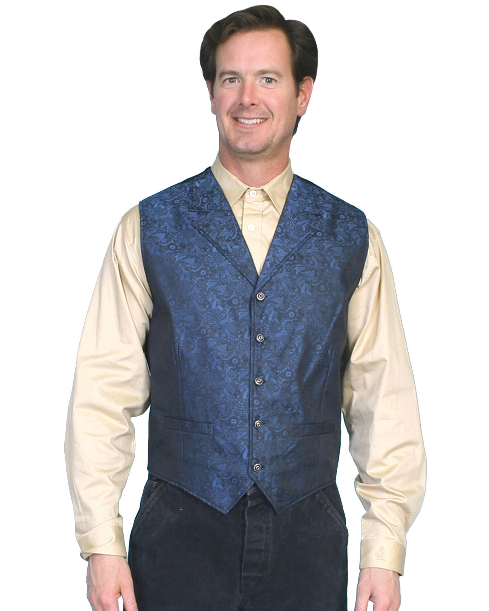 Mens western vests tall on sale