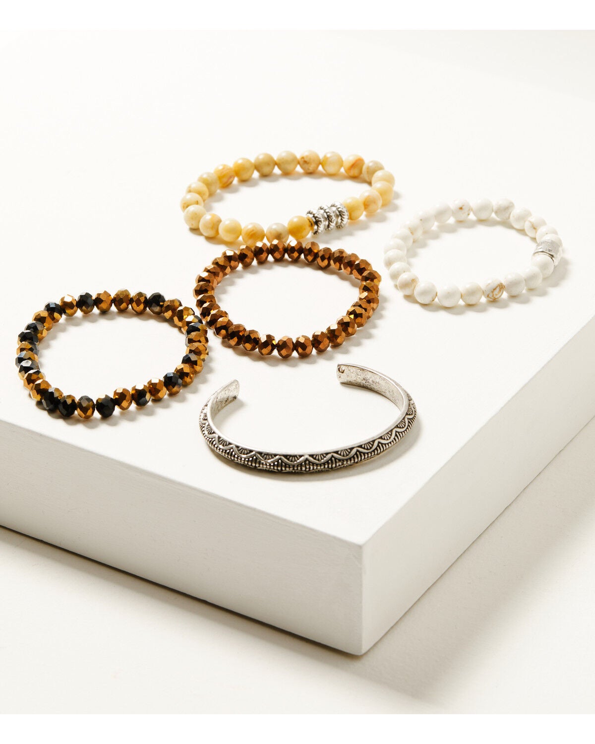 Shyanne Women's Mystic Valley Bracelet Set - 5 Piece, Silver, hi-res