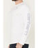 Image #3 - Carhartt Men's Force Sun Defender™ Lightweight Long Sleeve Graphic T-Shirt, Blue/white, hi-res