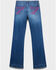 Image #3 - 7 For All Mankind Girls' Moonwater Medium Wash Mini Dojo Trouser Stretch Denim Jeans, Medium Wash, hi-res