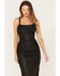 Image #3 - Wonderwest Women's Studded Leather Dress, Black, hi-res