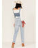Rolla's Women's Light Wash High Rise Distressed Ella Straight Jeans, Blue, hi-res