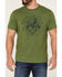 Image #3 - Brothers and Sons Men's Eagle Slub Circle Graphic T-Shirt  , Green, hi-res