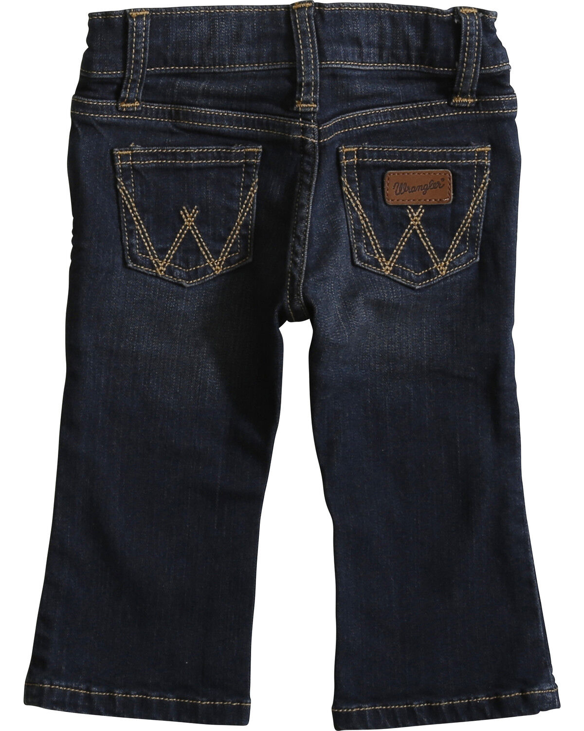 Image #1 - Wrangler Infant Boys' Dark Wash Jeans, Indigo, hi-res