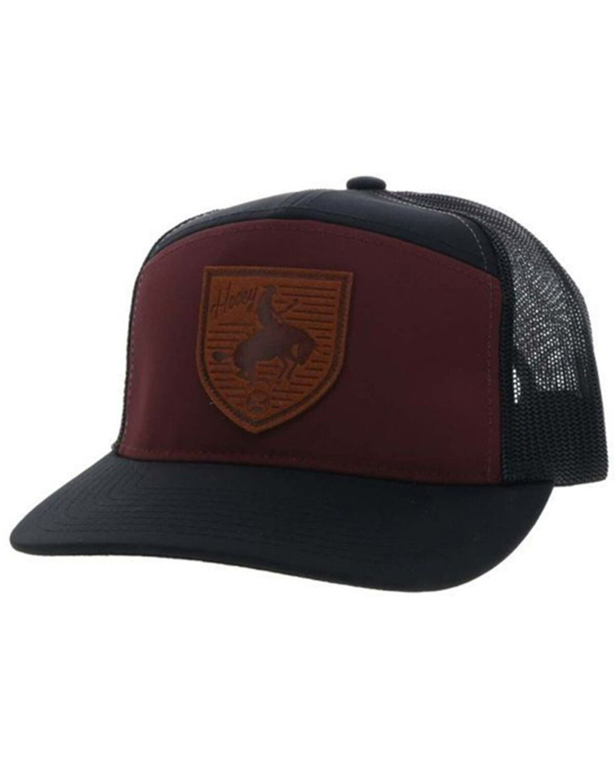 Image #1 - Hooey Men's Roughy Trucker Cap, Burgundy, hi-res
