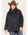 Image #1 - Outback Trading Co. Women's Woodbury Sherpa-Lined Hooded Jacket - Plus Size, Navy, hi-res