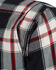 Image #5 - Milwaukee Performance Men's Black/White/Red Aramid Flannel Biker Jacket - 3X, Black/red, hi-res