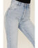 Rolla's Women's Light Wash High Rise Original Straight Jeans, Blue, hi-res