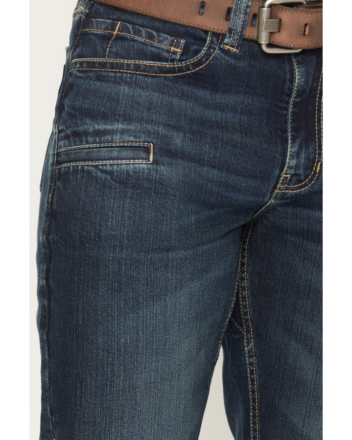 Image #2 - Hawx Men's FR Grinder Dark Wash Straight Denim Jeans, Indigo, hi-res