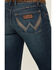 Image #4 - Wrangler Retro Women's Sadie Dark Wash Low Rise Stretch Trouser Jeans, Dark Wash, hi-res