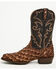 Image #3 - Dan Post Men's Exotic Pirarucu Western Boots - Round Toe, Chocolate, hi-res