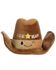 Image #1 - Aurora 11" Yee Haw Cowboy Hat™ JUST SAYIN'™ Plush Toy, Brown, hi-res